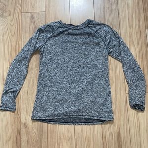 Climate Right Gray Speckled Long Sleeve Top TBD Q